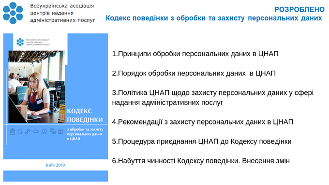 Кодекс поведінки з обробки та захисту персональних даних